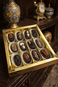 Luxury Chocolate-Covered Dates – Gift Box of 12